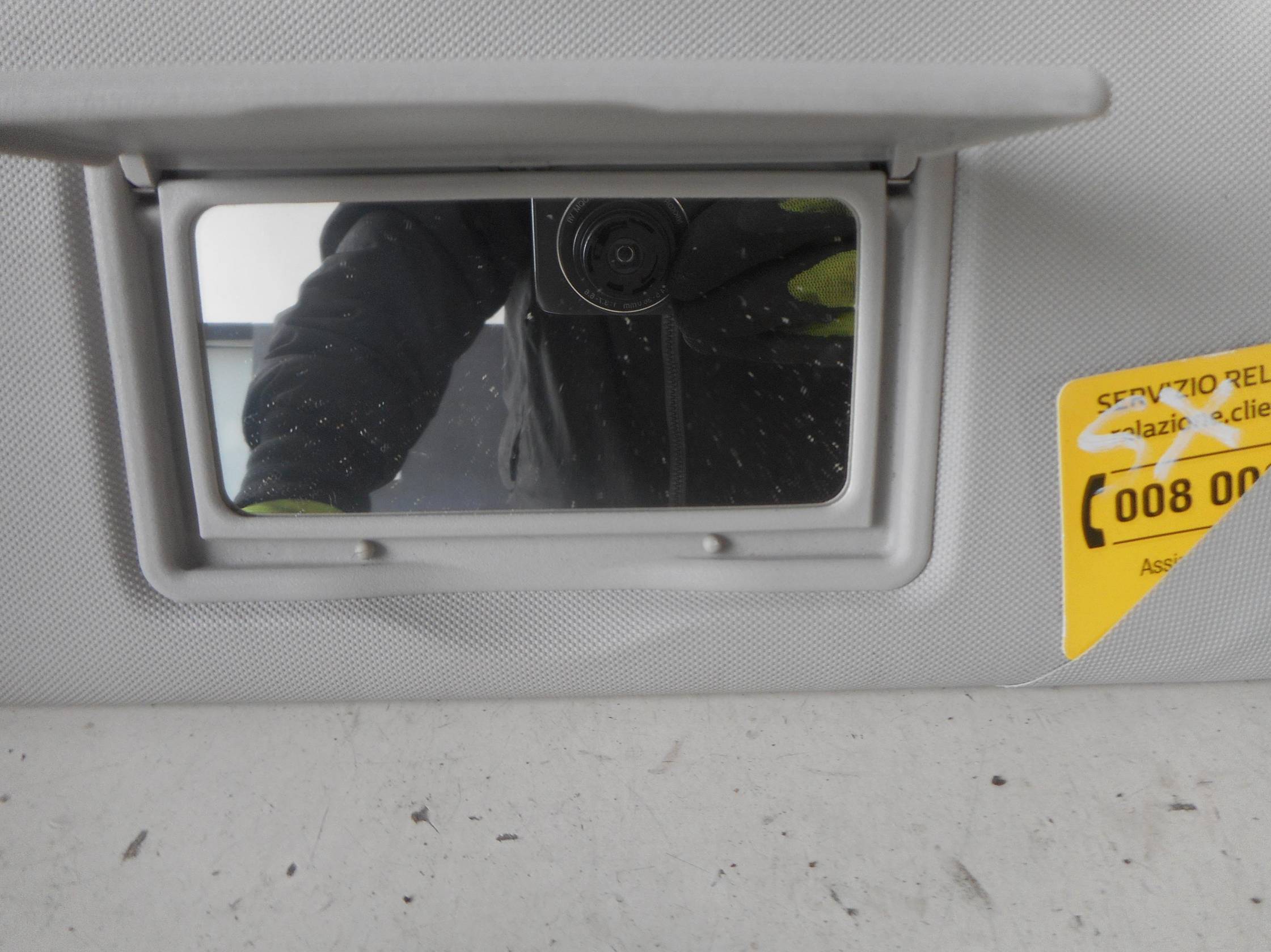 Aletta parasole parabrezza sx.